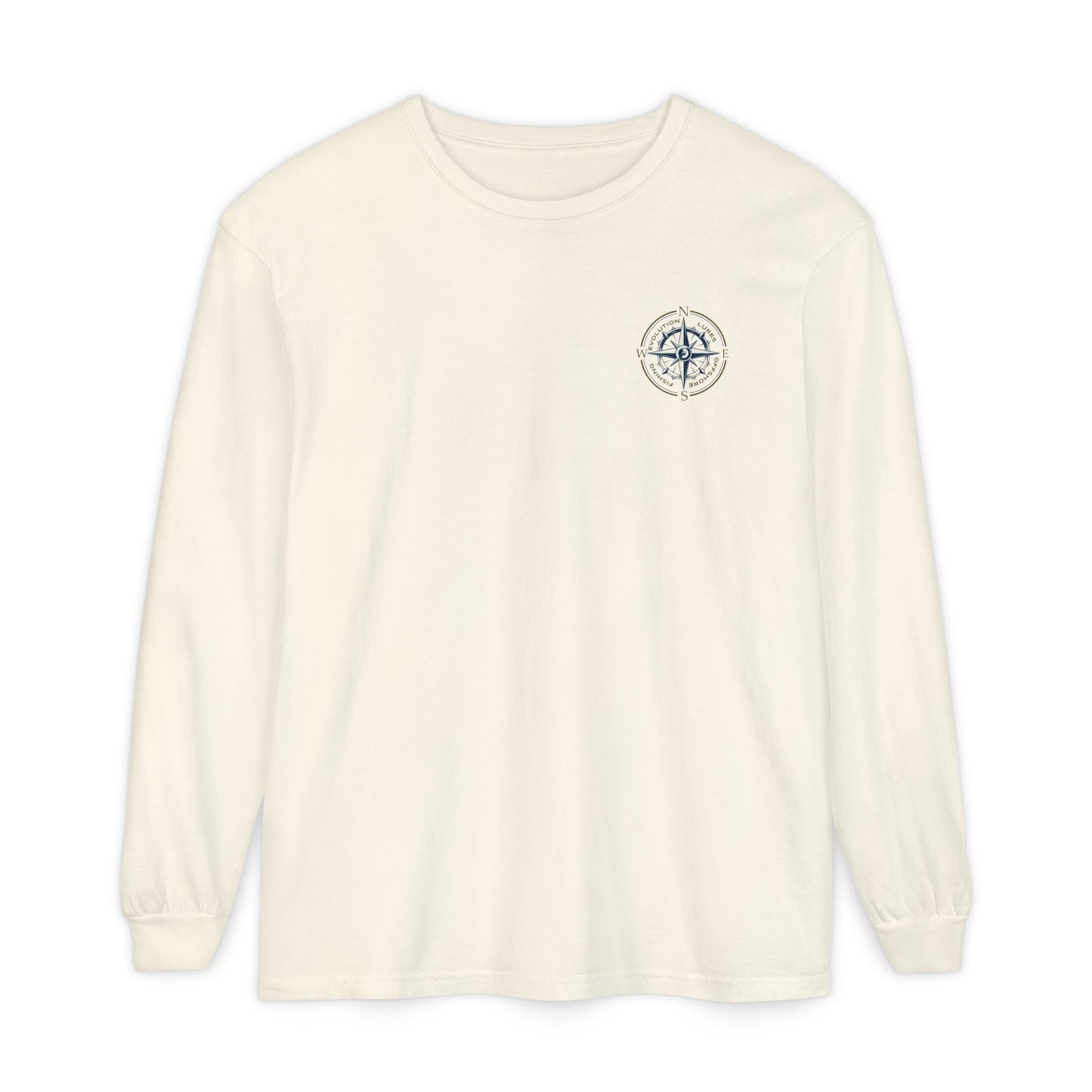 Mahi Skull Long Sleeve Medium Weight Cotton T-Shirt