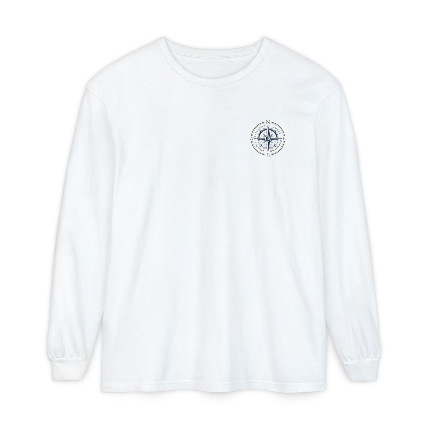 Mahi Skull Long Sleeve Medium Weight Cotton T-Shirt