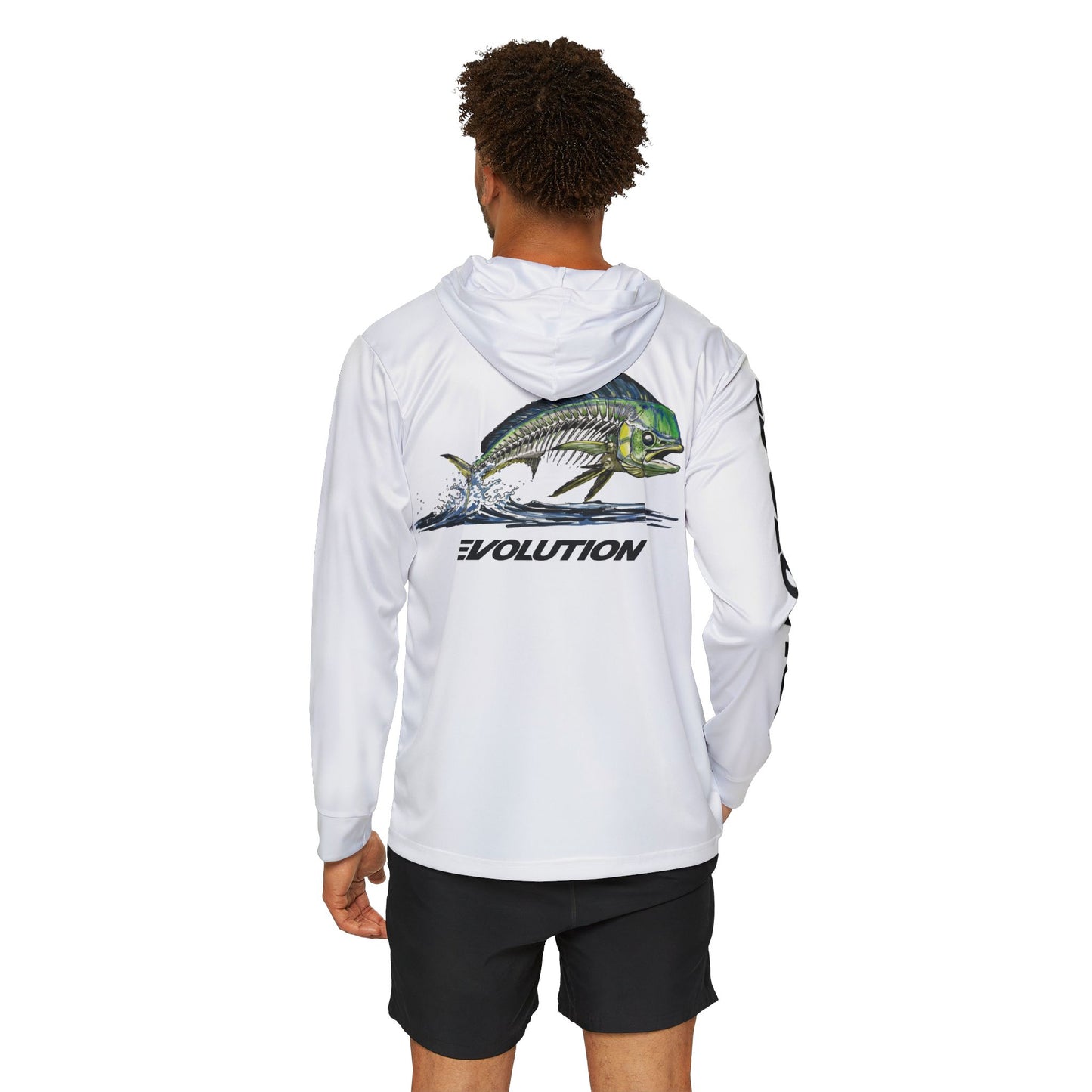 Men's Fishing Hoodie Mahi Skull