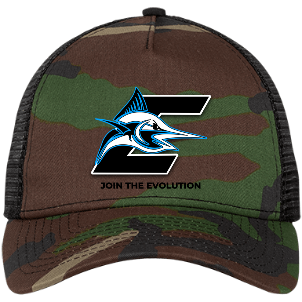 Trucker Hat With E Logo - Evolution Lures
