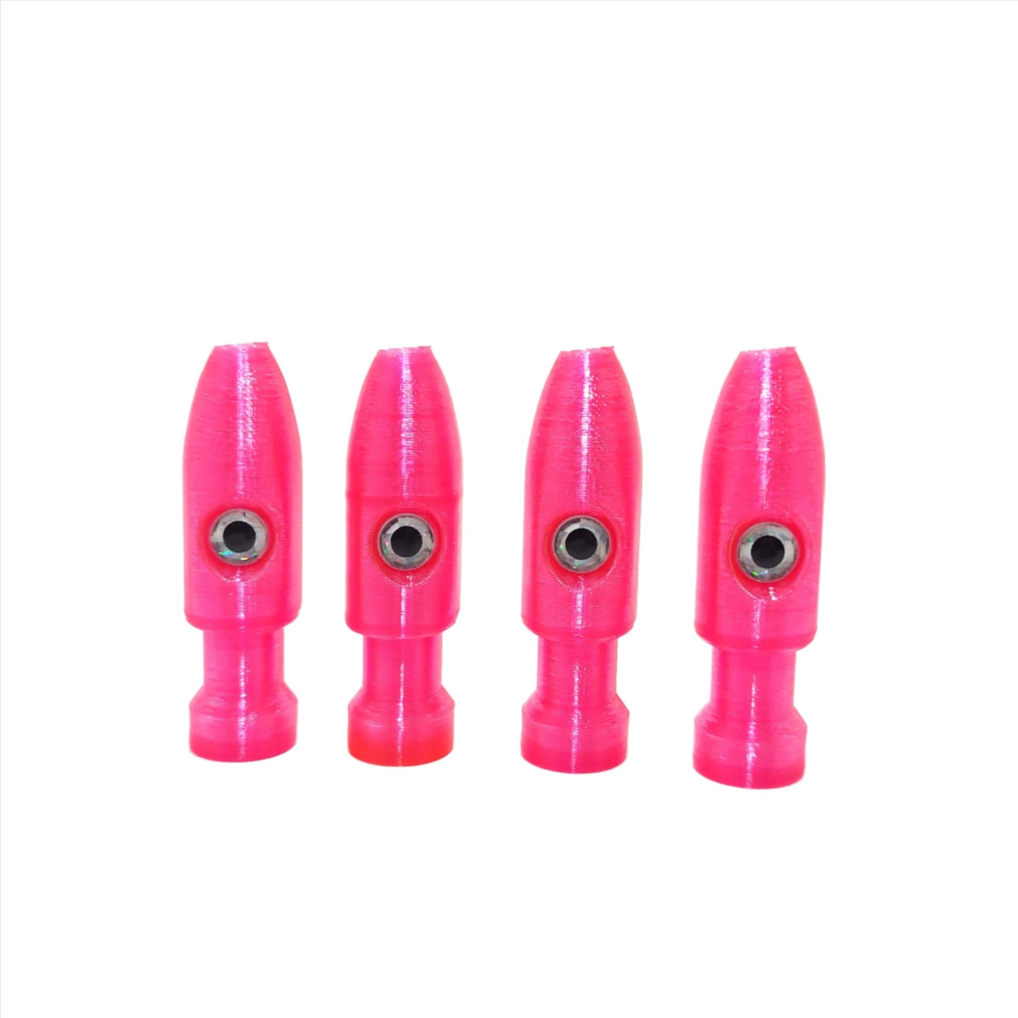4 Pack KingKiller 2.25" Hard Rubber Dredge Heads - Evolution Lures