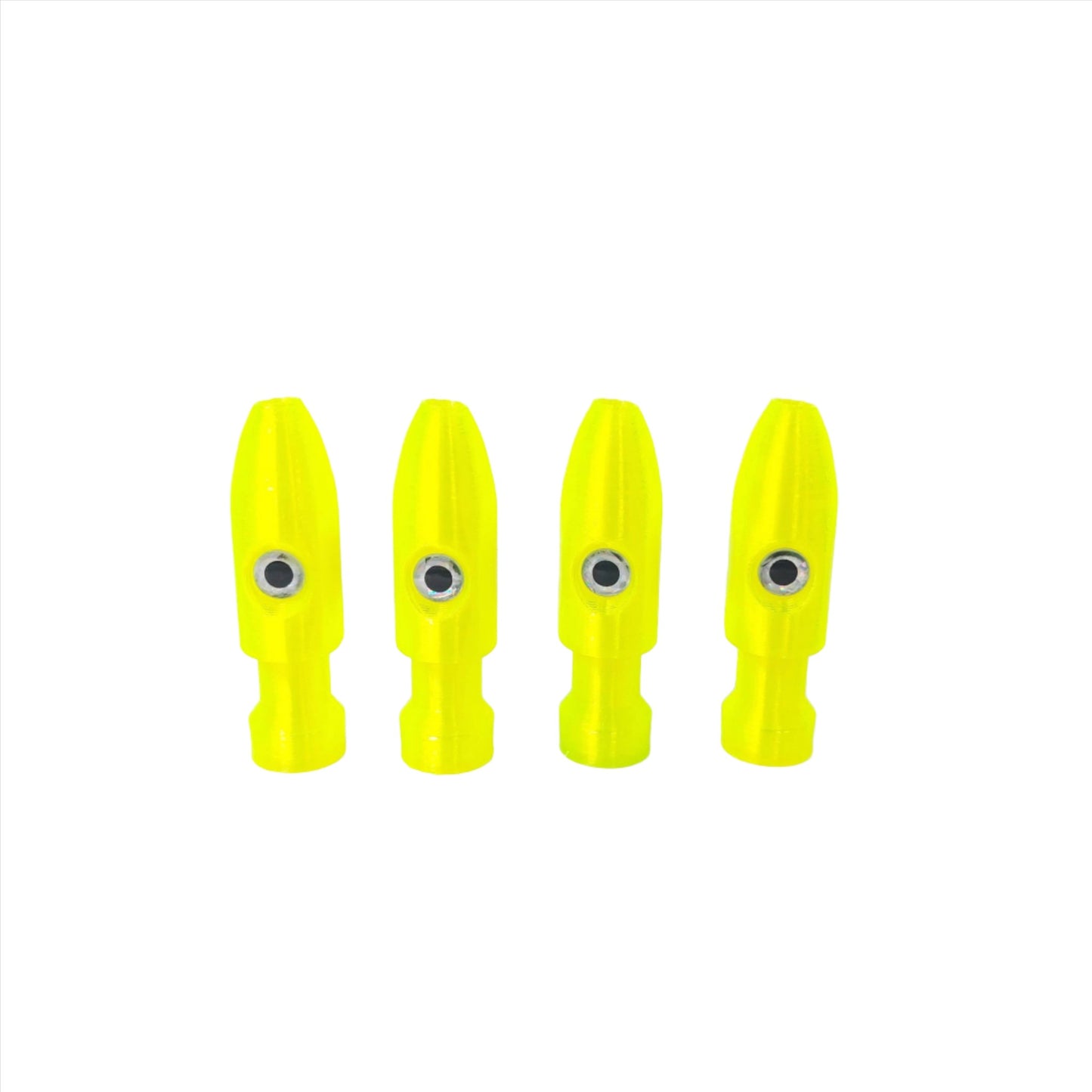 4 Pack KingKiller 2.25" Hard Rubber Dredge Heads - Evolution Lures