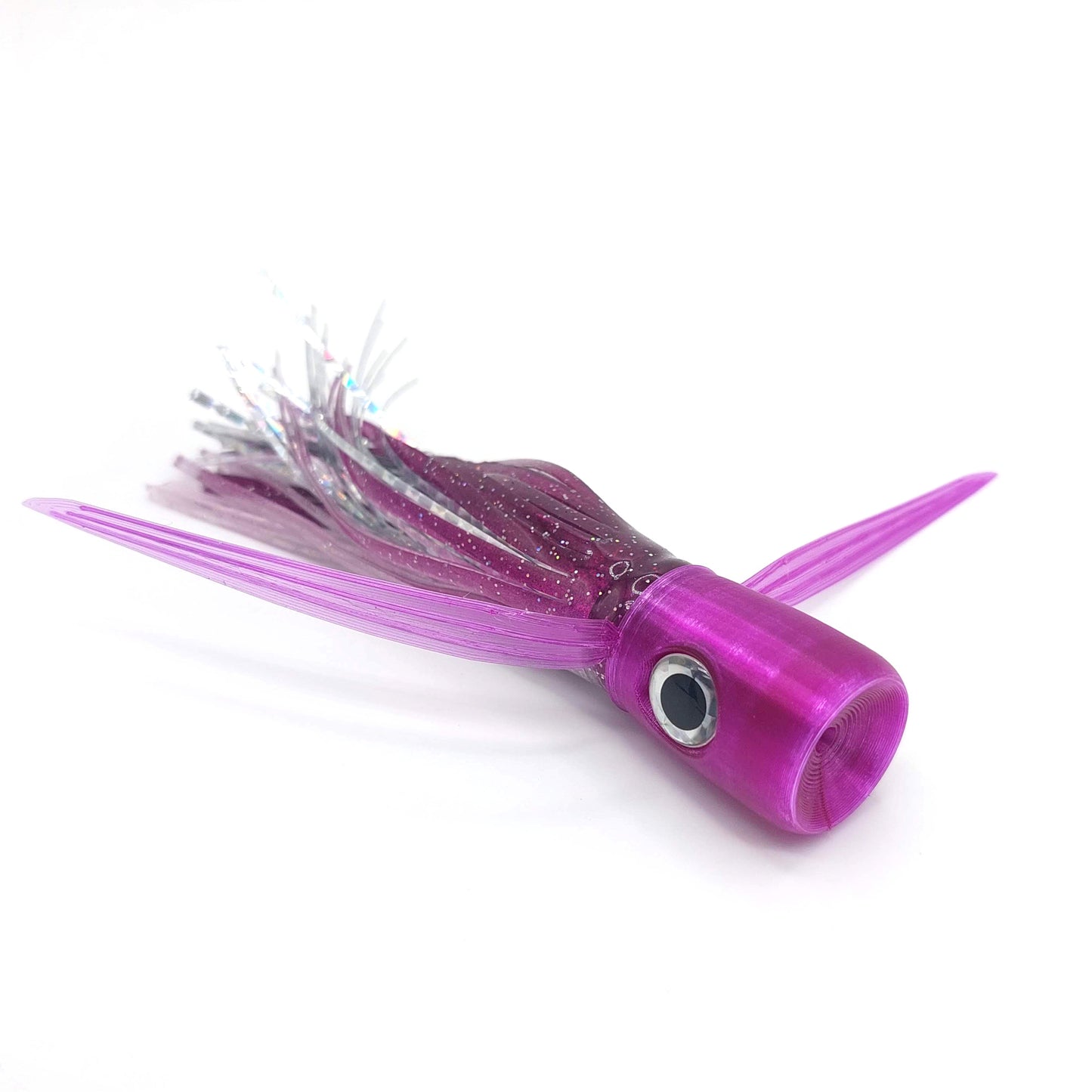 Ruckus 5.5" Chugger Squid Skirt and Mylar Trolling Lure - Evolution Lures