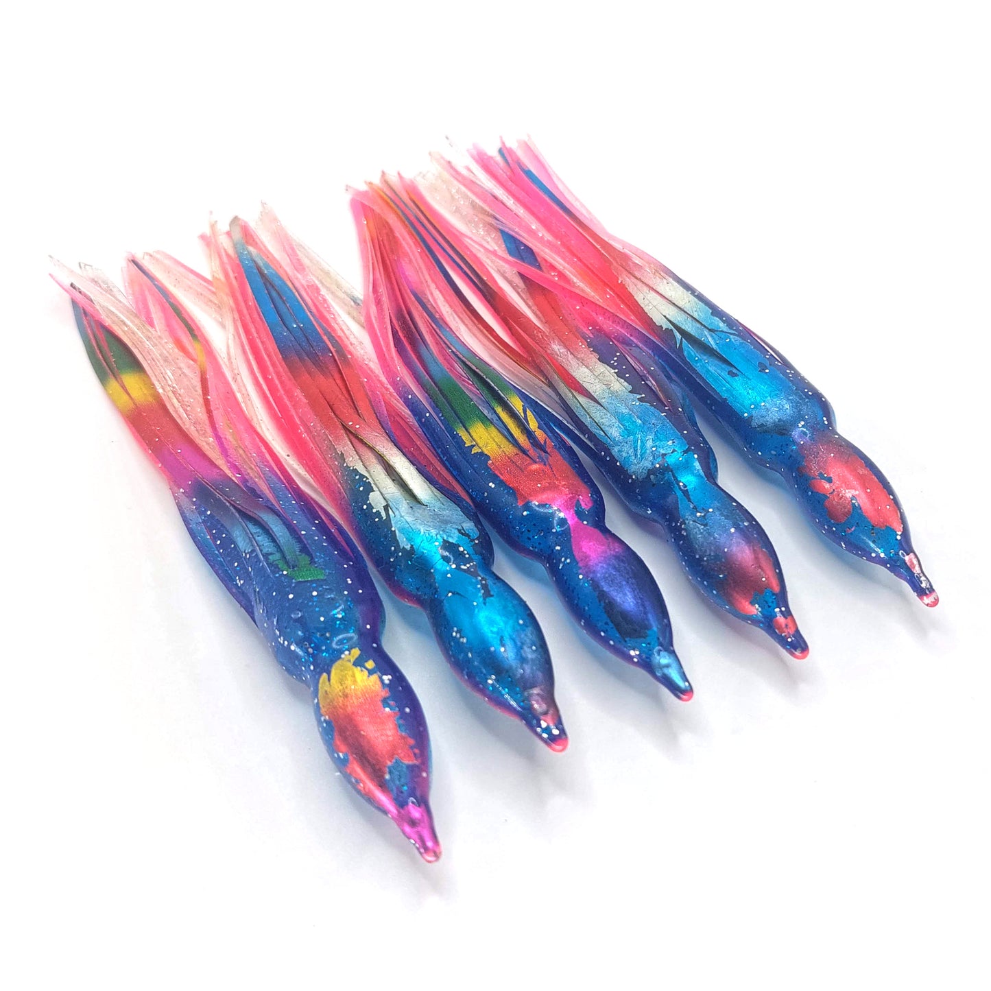 5 PC 6" Squid Skirts - Evolution Lures