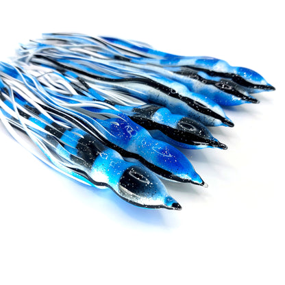 10" Squid Skirts 6 Pack - Evolution Lures