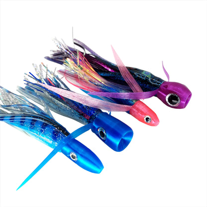 Mixed Offshore Trolling Lures Unrigged