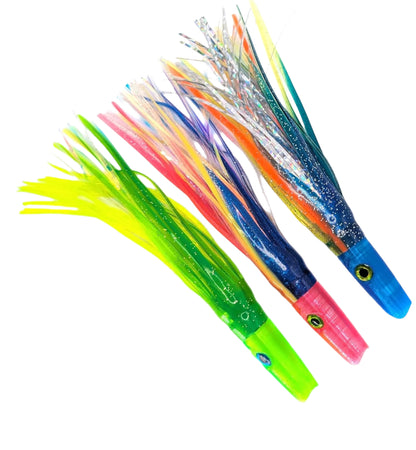 Mixed Offshore Trolling Lures Unrigged