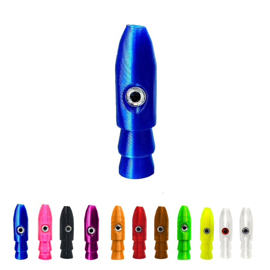 epic fishing co trolling lure heads Axis Junior Stainless Wahoo | Co. High Polish Available RIGGED on 20 of 400# Xtra Slant Head 8 Saltwater Trolling