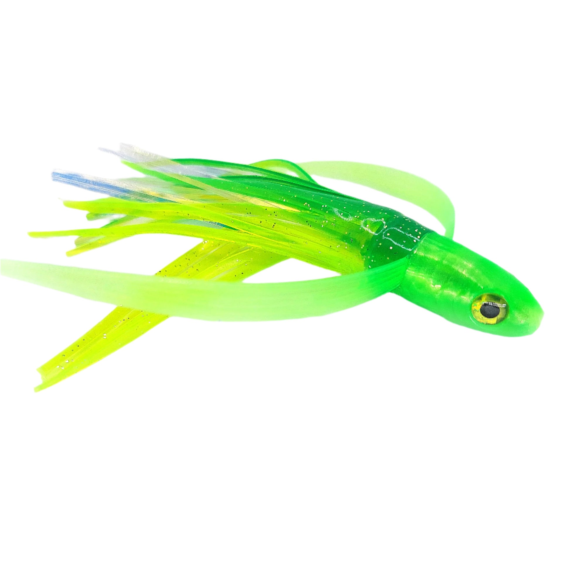 Electric Green Chartreuse Sparkle Mahi Magnet