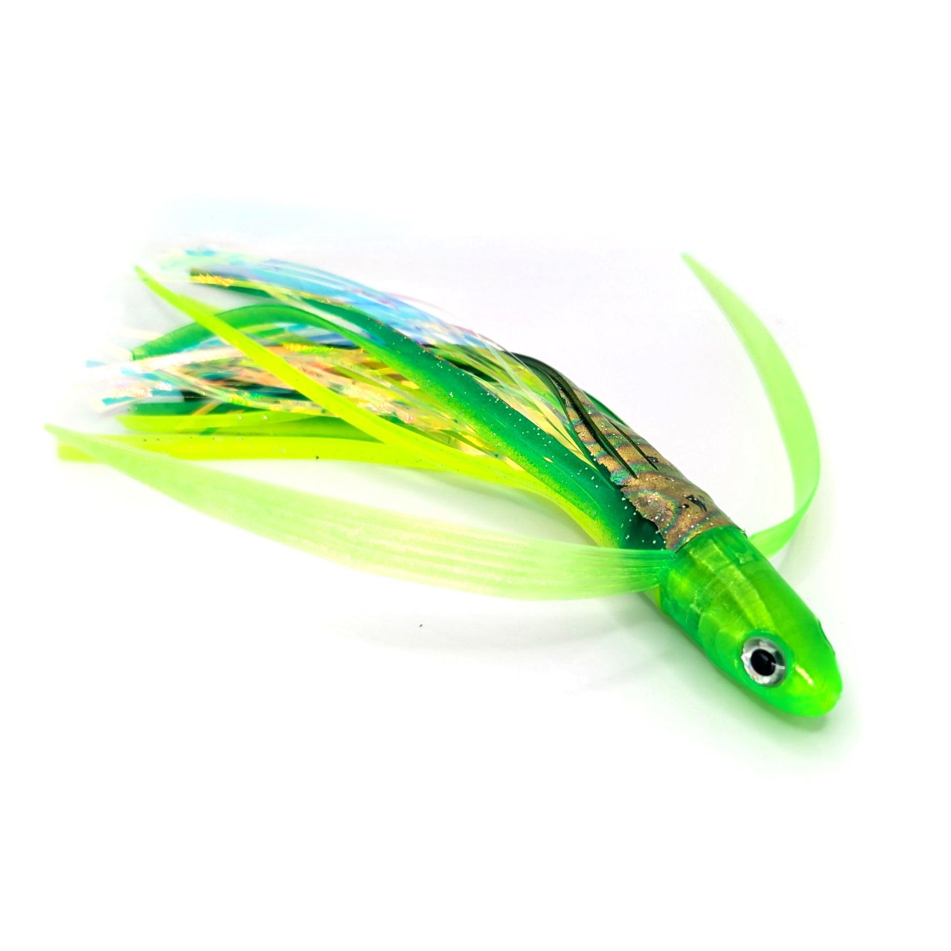 best mahi mahi fishing lures MahiMagnet Green Yellow Pearl Holographic