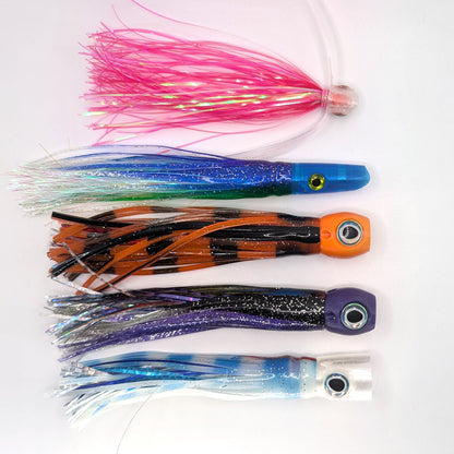 Mixed Offshore Trolling Lures Unrigged