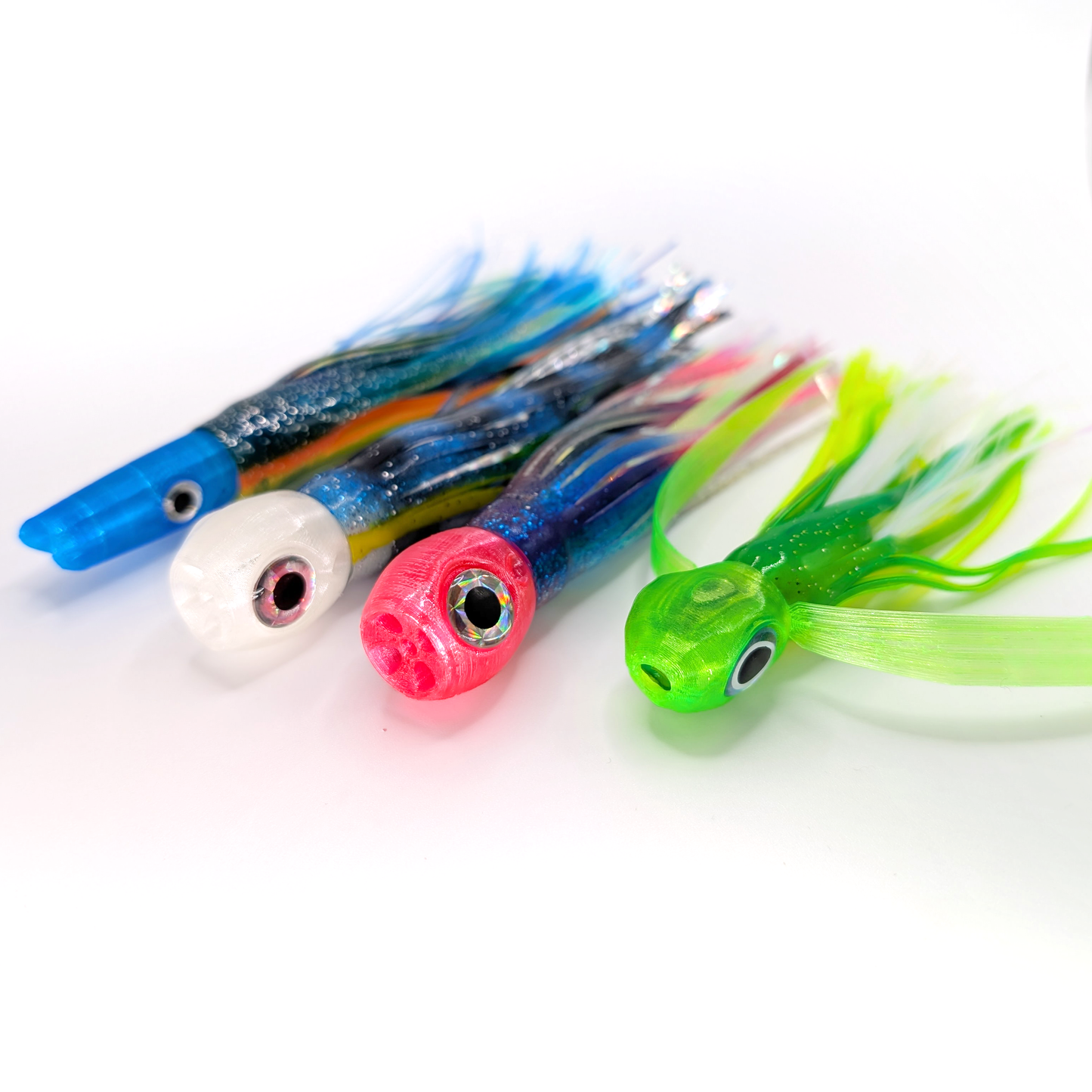 Mixed Offshore Trolling Lures Unrigged