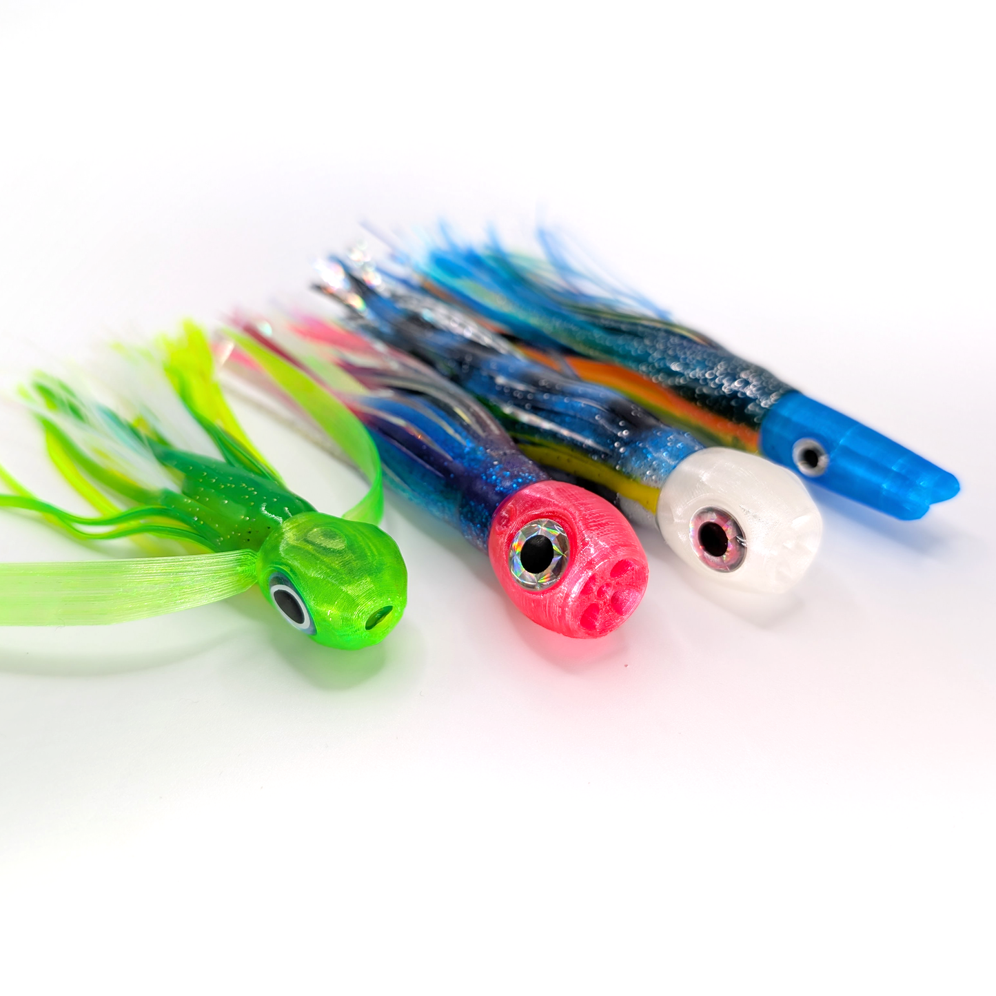 Mixed Offshore Trolling Lures Unrigged