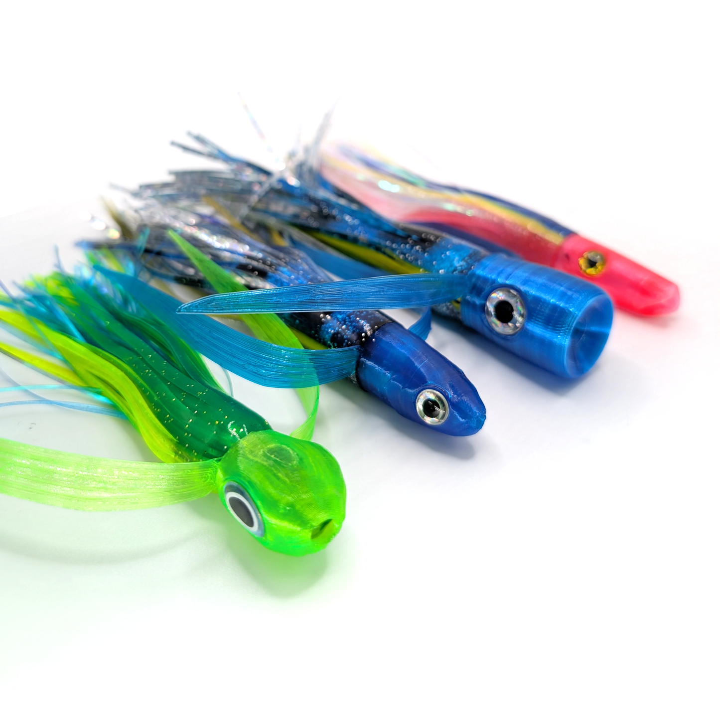 Mixed Offshore Trolling Lures Unrigged