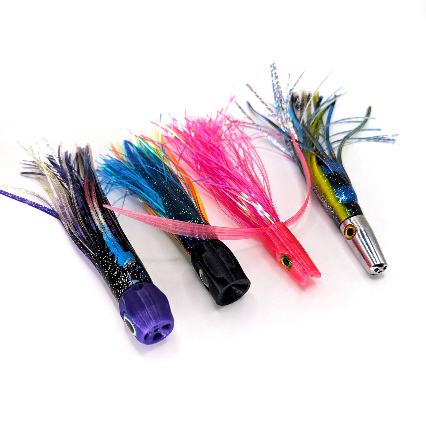 Mixed Offshore Trolling Lures Unrigged