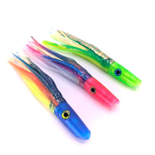 Mixed Offshore Trolling Lures Unrigged