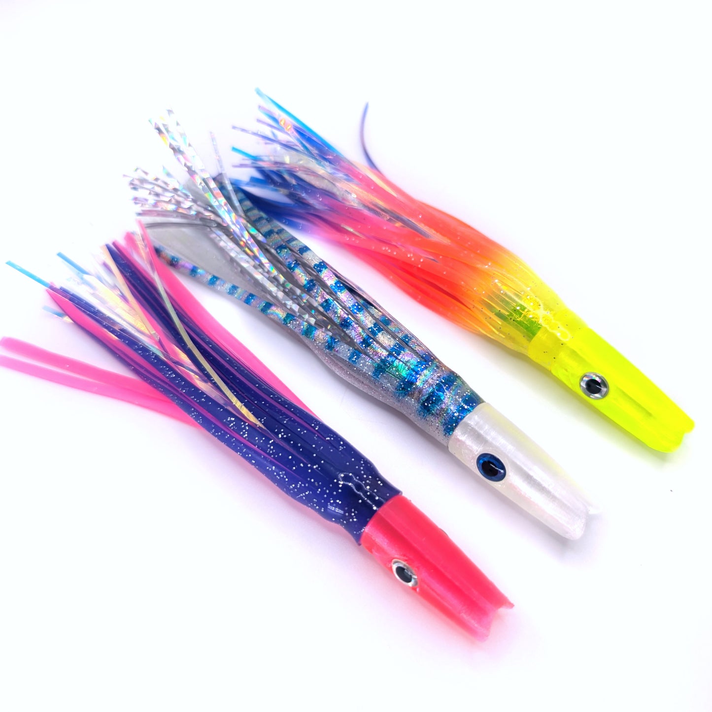 Mixed Offshore Trolling Lures Unrigged