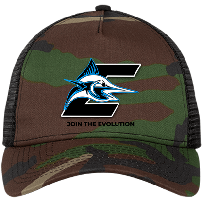 Trucker Hat With E Logo - Evolution Lures