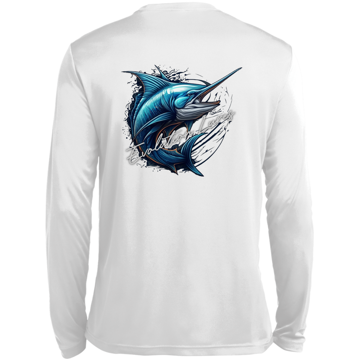 Long Sleeve Fishing Shirt Marlin Logo - Evolution Lures