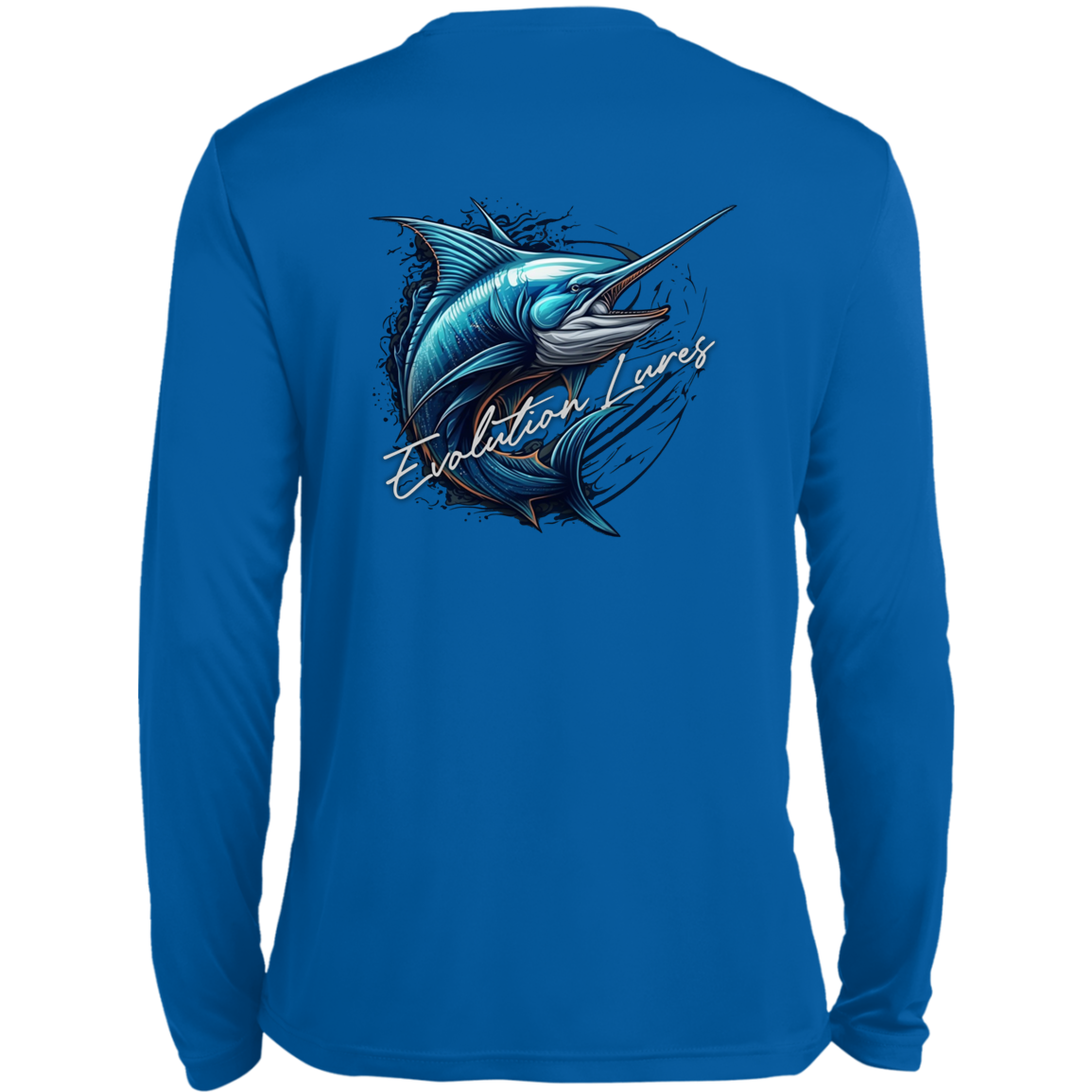 Long Sleeve Fishing Shirt Marlin Logo - Evolution Lures