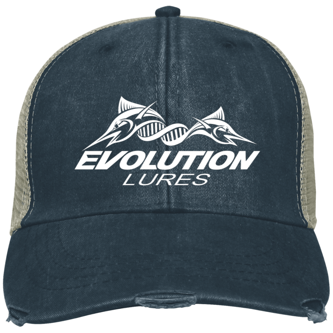 Washed out Trucker Hat - Evolution Lures
