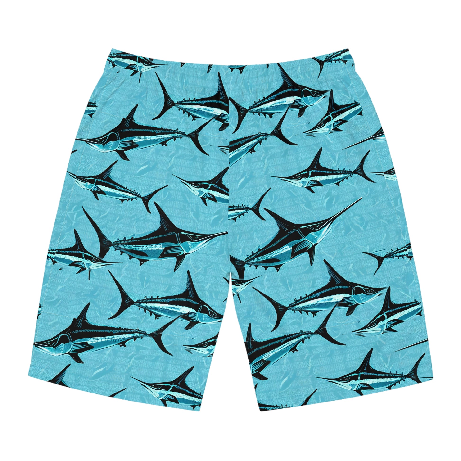 Men's Marlin Pattern Board Shorts (AOP) - Evolution Lures