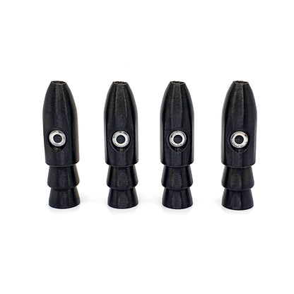 4 Pack KingKiller 2.3" Hard Rubber Offshore Trolling Heads - Evolution Lures