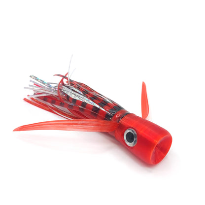 Ruckus 5.5" Chugger Squid Skirt and Mylar Trolling Lure - Evolution Lures