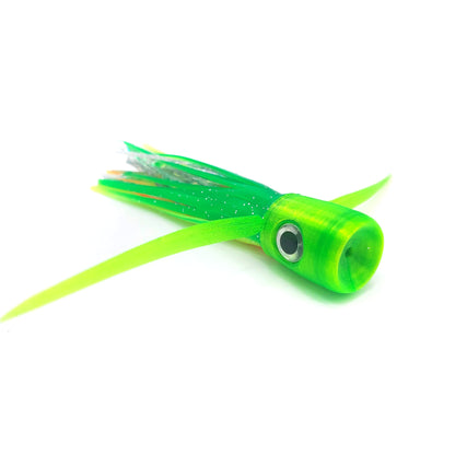 Ruckus 5.5" Chugger Squid Skirt and Mylar Trolling Lure - Evolution Lures